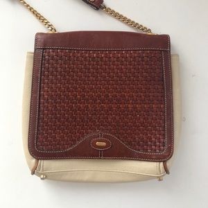 Vintage Leather Bally Crossbody Purse